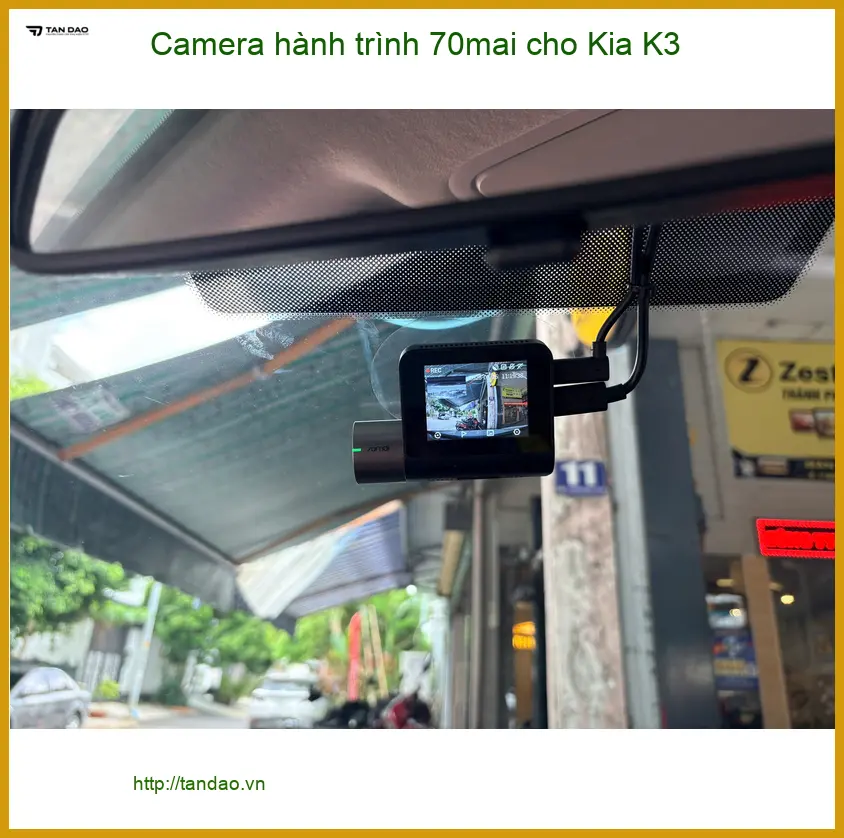 Anh Lộc gắn Camera hành trình 70mai cho Kia K3 Quận Thủ Đức ảnh thực tế 5