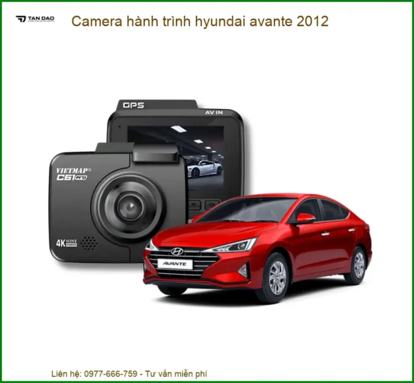 Camera Hành Trình Hyundai Avante 2012 - Địa Chỉ Lắp Đặt Uy Tín TPHCM