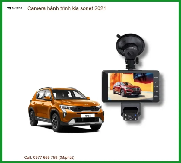 Camera Hành Trình Cho Xe Kia Sonet 2021 Chính Hãng - Giải Pháp Ghi Hình An Toàn