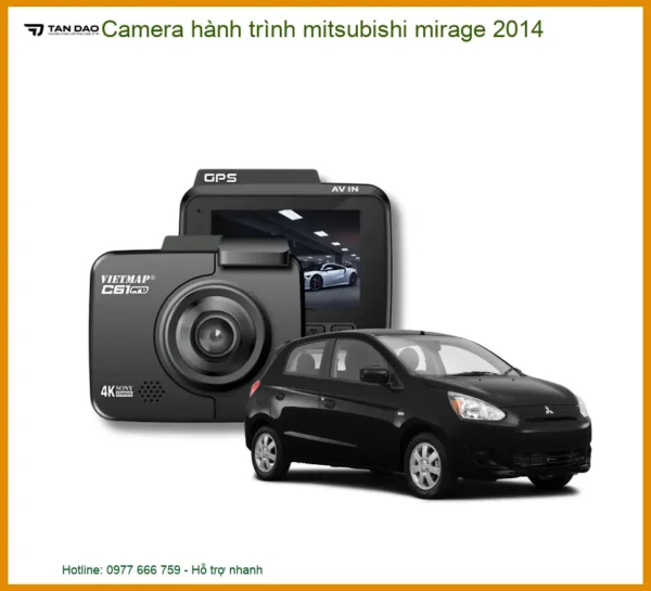 Camera Hành Trình Mitsubishi Mirage 2014 - Trung Tâm Lắp Đặt Uy Tín TPHCM