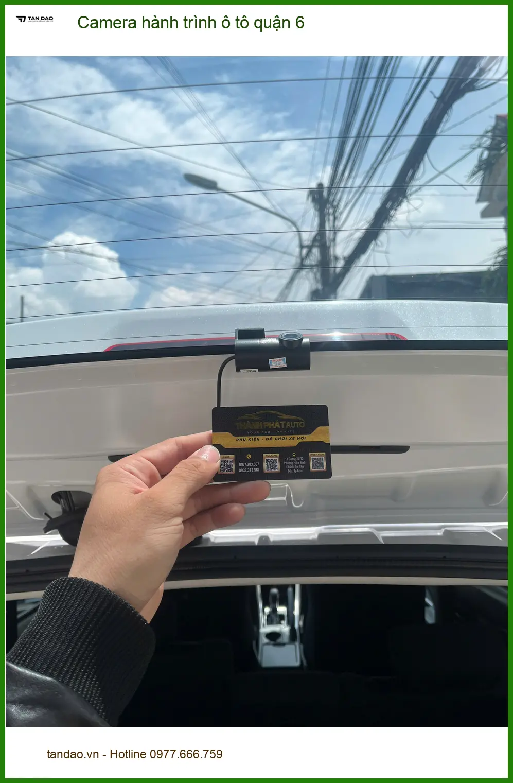 Địa Chỉ Camera Hành Trình Ô Tô Tại Quận 6 - Lắp Đặt Uy Tín TPHCM