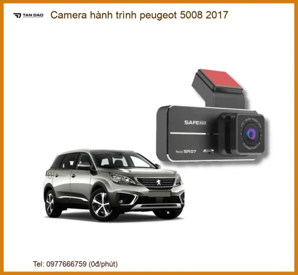 Camera hành trình Peugeot 5008 2017 - Trung Tâm Lắp Đặt Uy Tín TPHCM