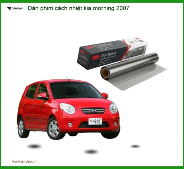 Dán Phim Cách Nhiệt Kia Morning 2007 - Trung Tâm Thi Công Uy Tín TPHCM