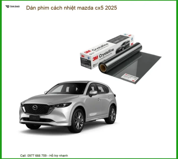 Dán Phim Cách Nhiệt Ô Tô Mazda CX5 - Địa Chỉ Lắp Đặt Chính Hãng TPHCM