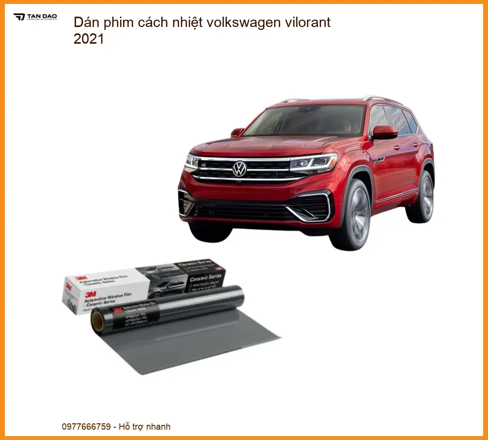 Dán Phim Cách Nhiệt Volkswagen Vilorant 2021 - Địa Chỉ Lắp Đặt Chính Hãng TPHCM