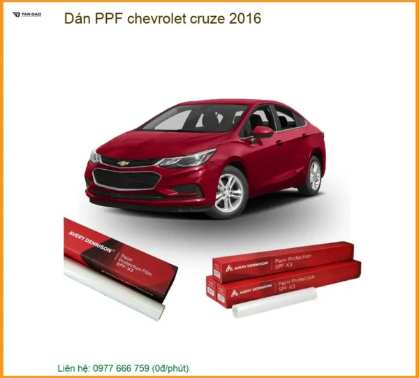 Dán Ppf Chevrolet Cruze 2016 - Bảo Vệ Sơn Xe Cao Cấp Tại Thành Phát Auto