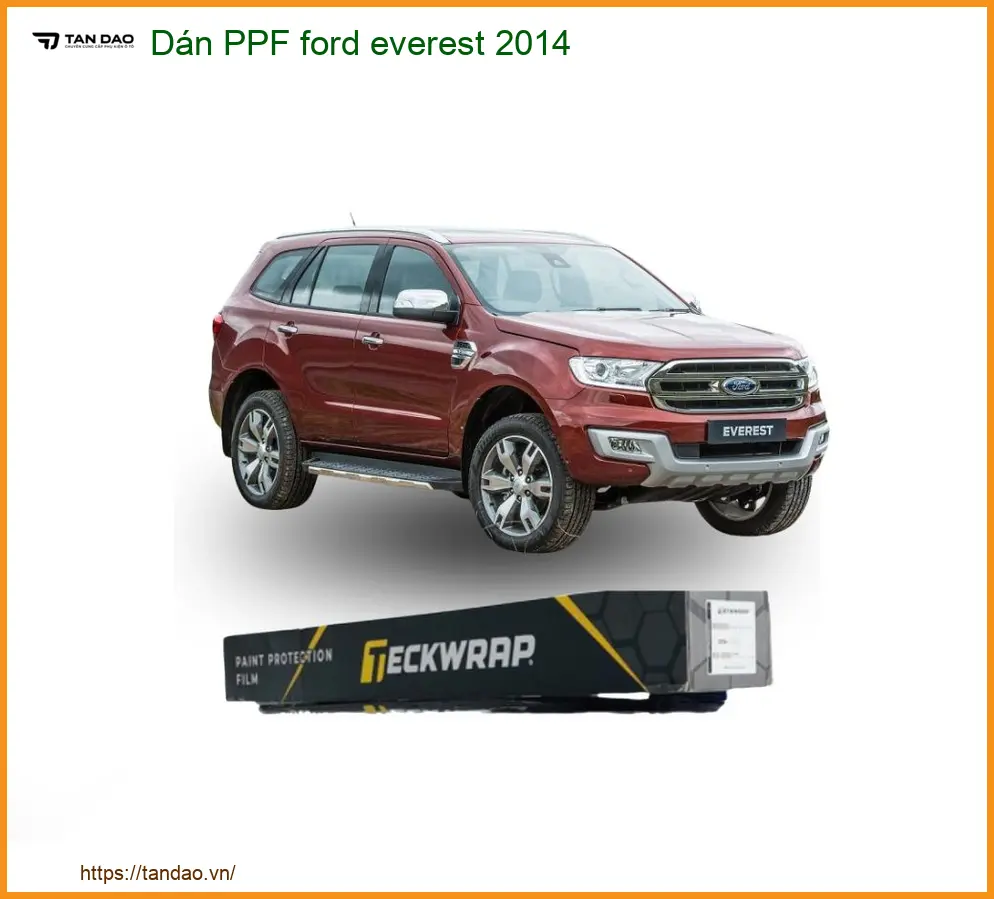 Dán Phim PPF Bảo Vệ Sơn Ford Everest 2014 - Địa Chỉ Thi Công Uy Tín TPHCM