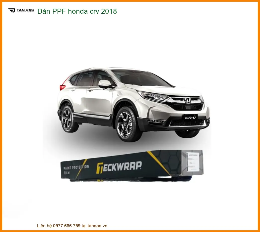 Dán PPF Chống Trầy Honda CRV 2018 - Trung Tâm Thi Công PPF Chính Hãng TPHCM