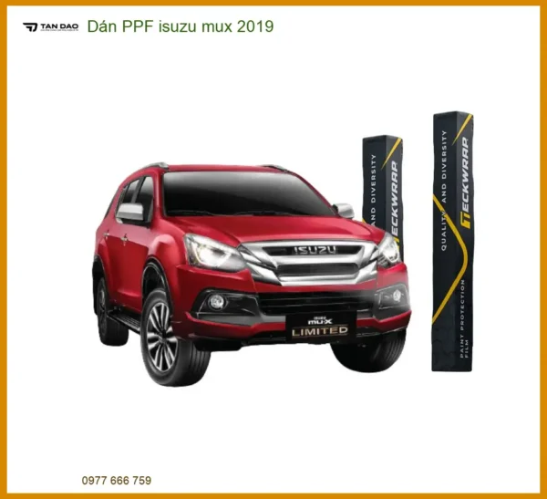 Dán Phim PPF Bảo Vệ Sơn Isuzu Mu-X 2019 - Trung Tâm Lắp Đặt Uy Tín TPHCM