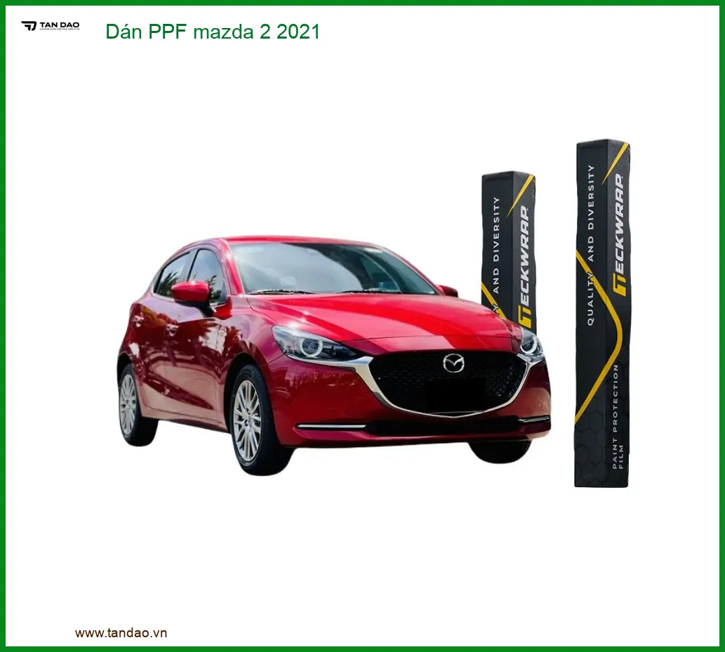 Dán Phim PPF Bảo Vệ Sơn Mazda 2 2021 - Địa Chỉ Lắp Đặt Chính Hãng Giá Tốt TPHCM