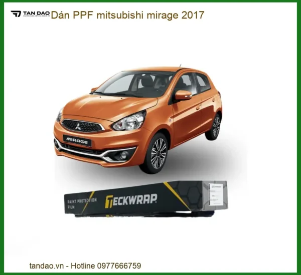Dán PPF Mitsubishi Mirage 2017 - Địa Chỉ Thi Công Uy Tín TPHCM