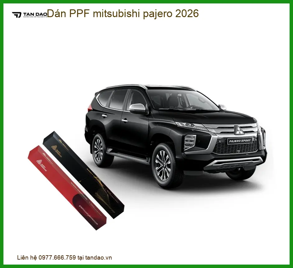 Dán PPF Bảo Vệ Sơn Mitsubishi Pajero - Địa Chỉ Thi Công Cao Cấp Uy Tín TPHCM