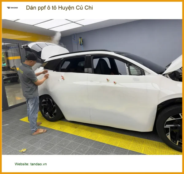 Trung Tâm Thi Công Dán PPF Ô Tô tại Huyện Củ Chi - Thi Công Chuyên Nghiệp