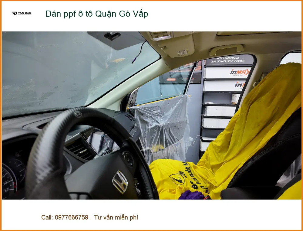 Dán PPF Ô Tô ảnh thực tế 3
