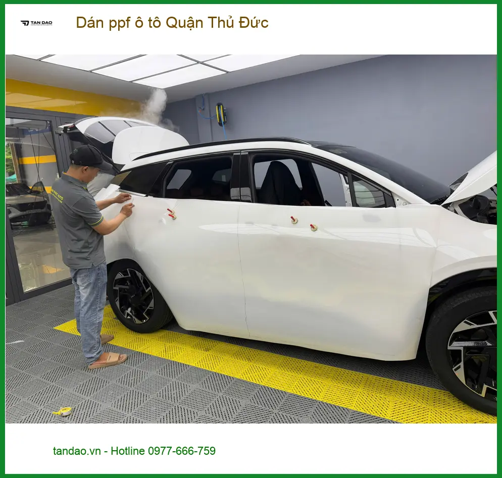 Trung Tâm Thi Công Dán PPF Ô Tô Tại Quận Thủ Đức - Bảo Vệ Sơn Xe ảnh thực tế 2