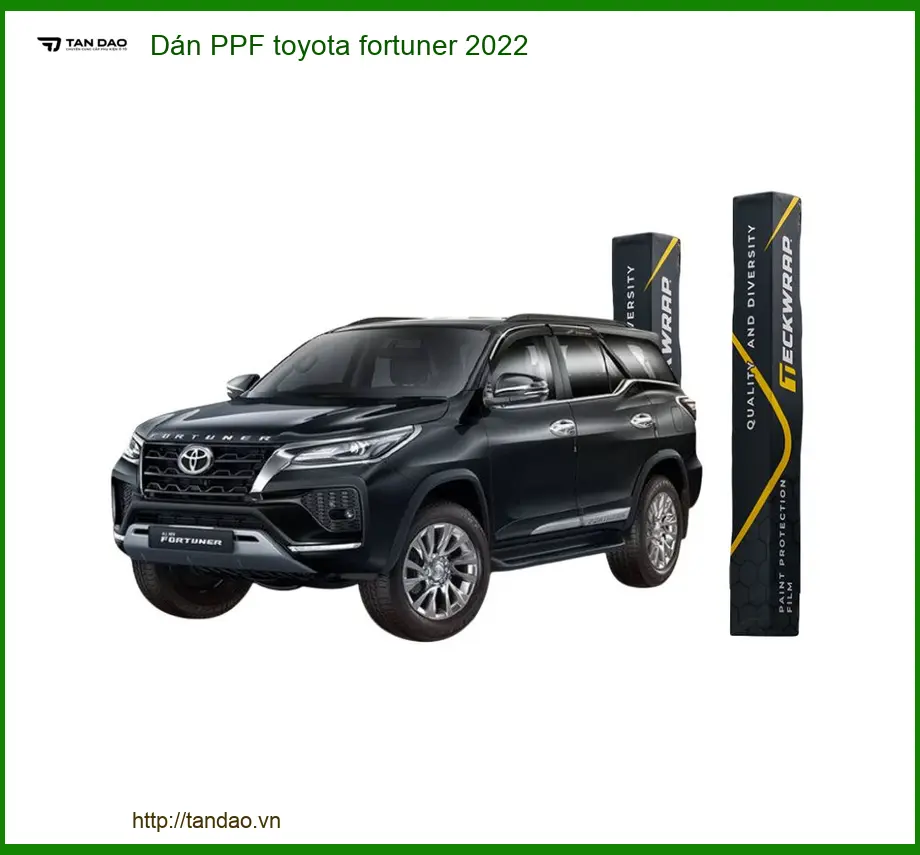 Dán PPF Bảo Vệ Sơn Toyota Fortuner 2022 - Đơn Vị Thi Công Cao Cấp TPHCM