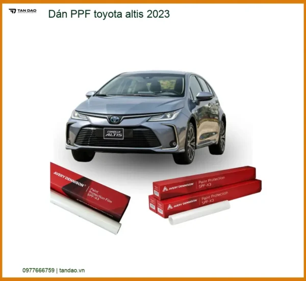 Dán Ppf Toyota Altis 2023 - Bảo Vệ Sơn Xe Toàn Diện Chính Hãng