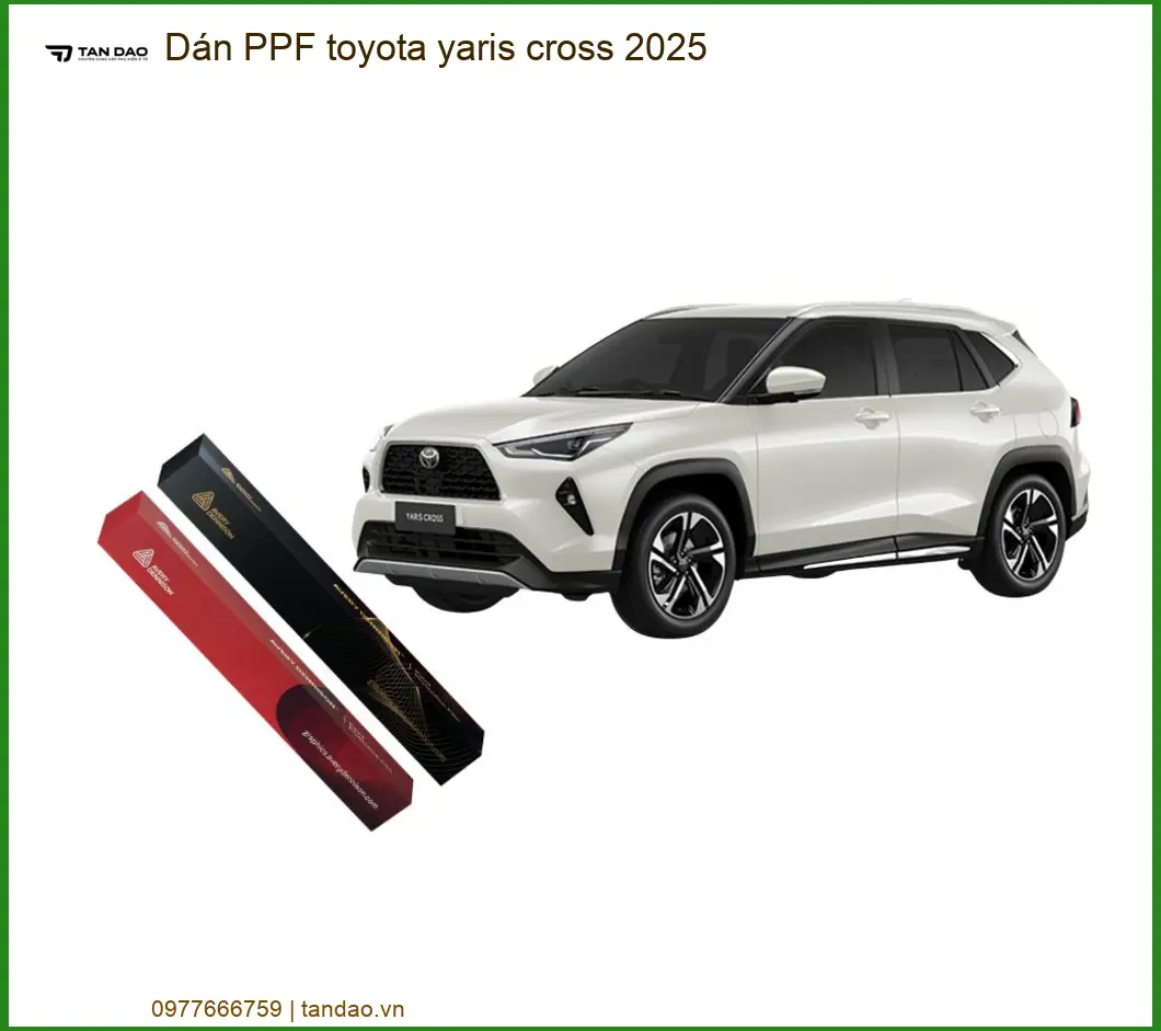 Dán Phim Bảo Vệ PPF Toyota Yaris Cross 2025 - Trung Tâm Lắp Đặt Uy Tín TPHCM