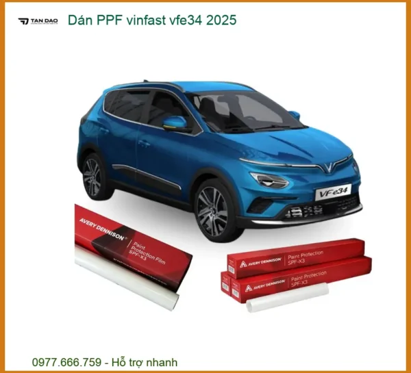 Dán Ppf Vinfast Vf E34 2025 Chính Hãng - Bảo Vệ Sơn Xe Cao Cấp