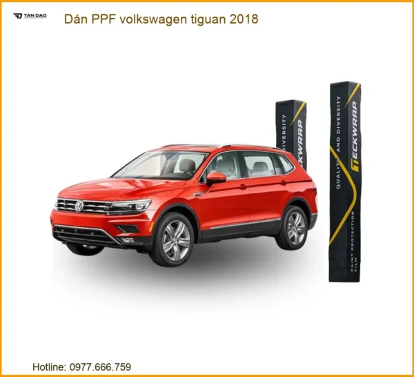 Dán PPF Volkswagen Tiguan 2018 - Địa Chỉ Thi Công Chính Hãng TPHCM