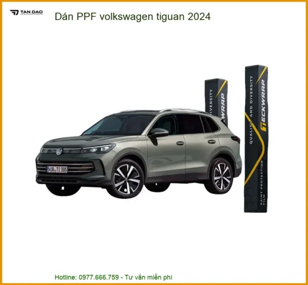 Dán PPF Volkswagen Tiguan 2024 - Trung Tâm Thi Công Uy Tín Giá Tốt TPHCM