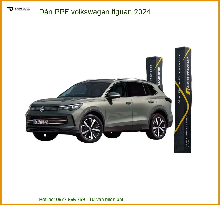 Dán PPF Volkswagen Tiguan 2024 - Trung Tâm Thi Công Uy Tín Giá Tốt TPHCM