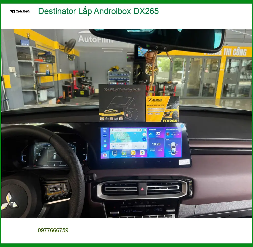 Chị Thảo lắp Destinator DX265 cho Santa Fe tại Quận 1 ảnh thực tế 2