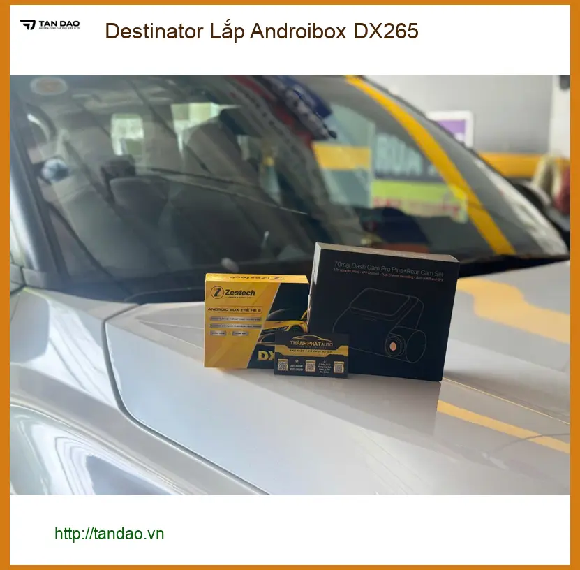 Chị Thùy Trang lắp Android Box Destinator DX265 cho Suzuki XL7 tại Gò Vấp ảnh thực tế 4