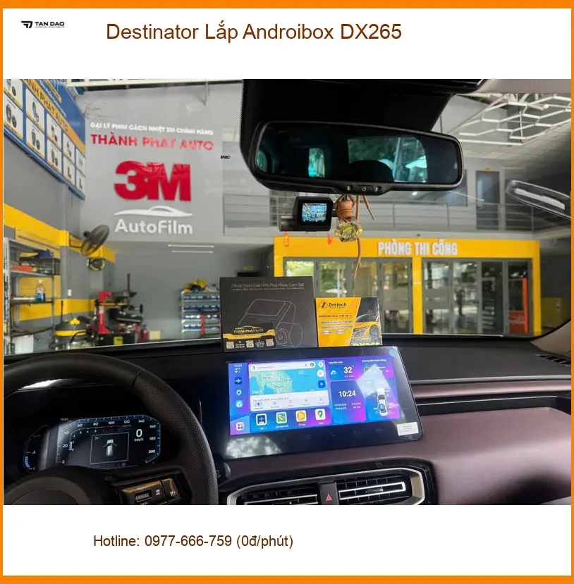 Chú Bình lắp Androibox Destinator DX265 chính hãng cho Outlander Quận 9. ảnh thực tế 3