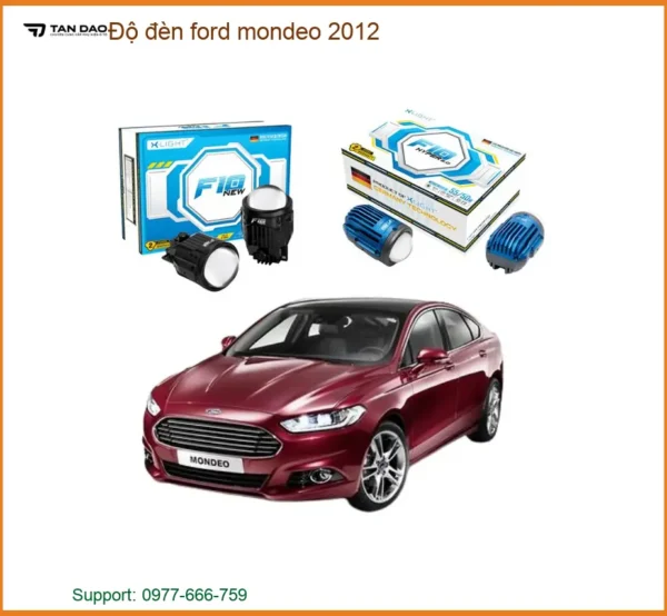 Nâng Cấp Độ Đèn Ford Mondeo 2012 Bi Xenon LED - Địa Chỉ Lắp Đặt Chính Hãng TPHCM