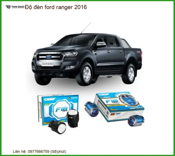 Độ Đèn Bi LED/Xenon Ford Ranger 2016 - Địa Chỉ Lắp Đặt Uy Tín TPHCM