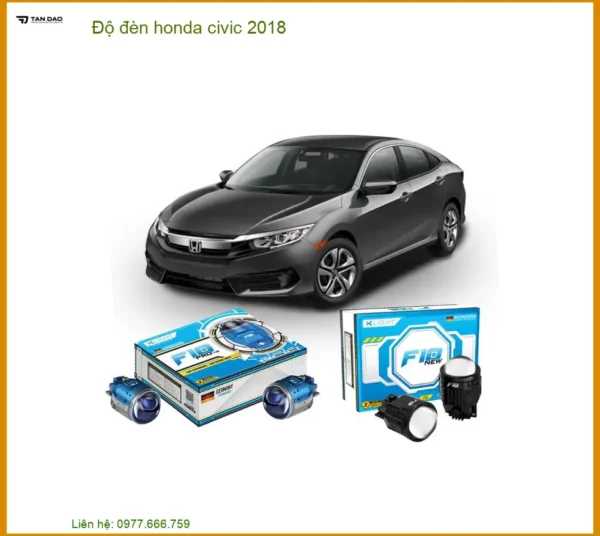 Độ Đèn Honda Civic 2018 - Tăng Sáng Đẳng Cấp, Đảm Bảo Đăng Kiểm