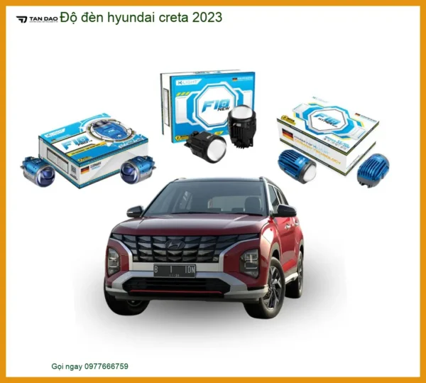 Dịch Vụ Độ Đèn Bi LED Hyundai Creta 2023 - Địa Chỉ Lắp Đặt Đèn Uy Tín TPHCM
