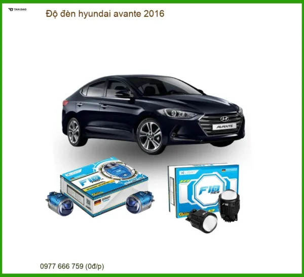 Độ Đèn Hyundai Avante 2016 Tăng Sáng An Toàn, Chính Hãng Tại Thành Phát Auto