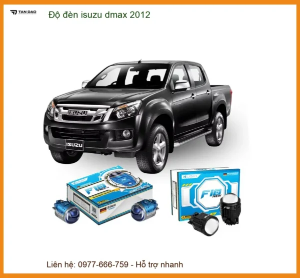 Độ Đèn Isuzu D-max 2012 Tăng Sáng An Toàn - Chính Hãng Tại Thành Phát Auto