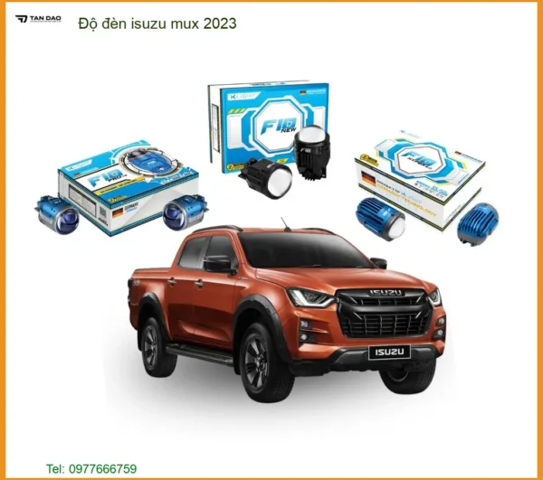 Độ Đèn Isuzu Mux 2023 - Nâng Cấp Ánh Sáng Siêu Sáng, An Toàn Tuyệt Đối