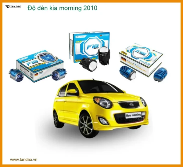 Độ Đèn Kia Morning 2010 Tăng Sáng Hiệu Quả - Nâng Cấp Ánh Sáng Tại Thành Phát Auto