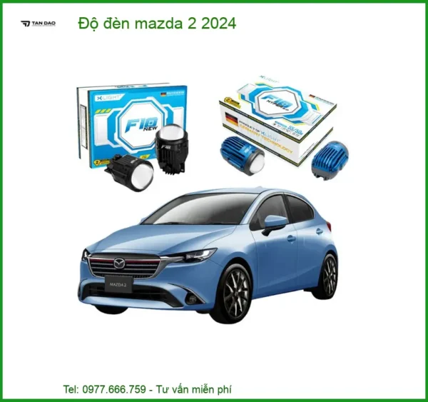 Độ Đèn Mazda 2 2024: Nâng Cấp Ánh Sáng, Tăng Tầm Nhìn An Toàn