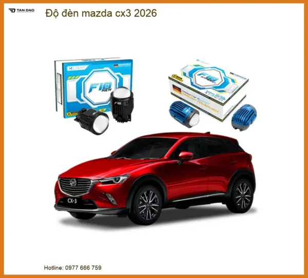Độ Đèn Mazda Cx-3 2026: Nâng Cấp Ánh Sáng, Tăng Tầm Nhìn An Toàn