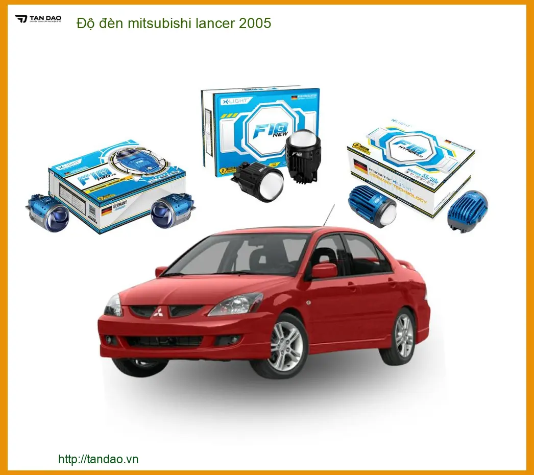 Nâng Cấp Đèn Mitsubishi Lancer 2005 - Trung Tâm Độ Đèn Uy Tín TPHCM