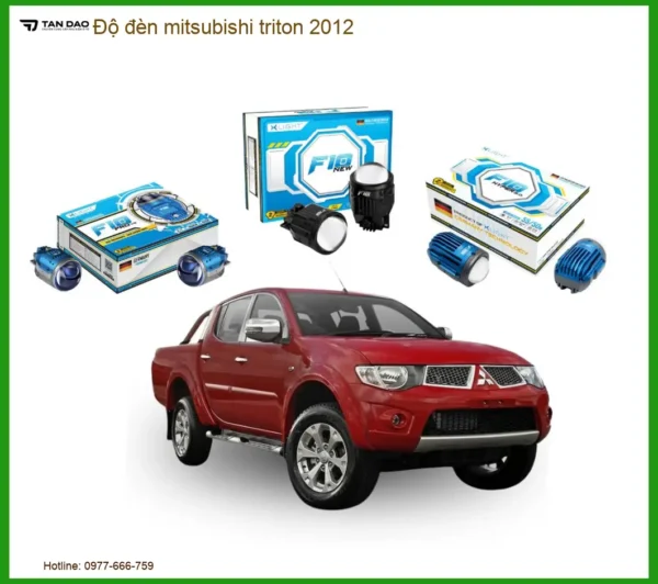 Độ Đèn Tăng Sáng Mitsubishi Triton 2012 - Trung Tâm Độ Chính Hãng TPHCM