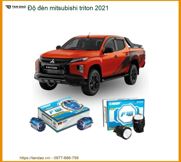 Dịch Vụ Độ Đèn Mitsubishi Triton 2021 - Trung Tâm Lắp Đặt Chính Hãng TPHCM