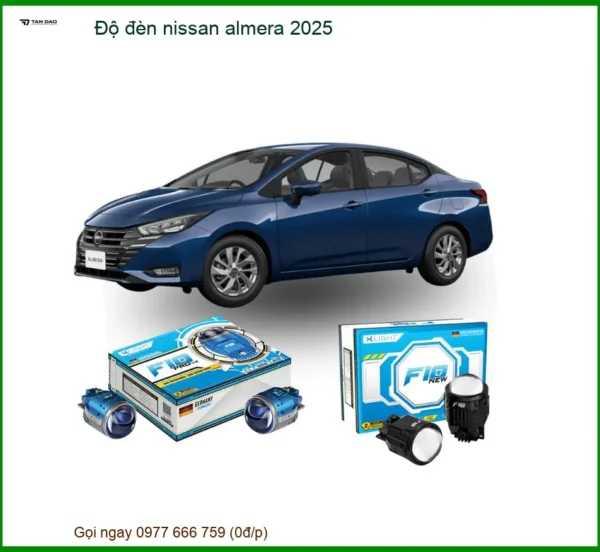 Độ Đèn Nissan Almera 2025 - Giải Pháp Nâng Cấp Ánh Sáng Hiệu Quả