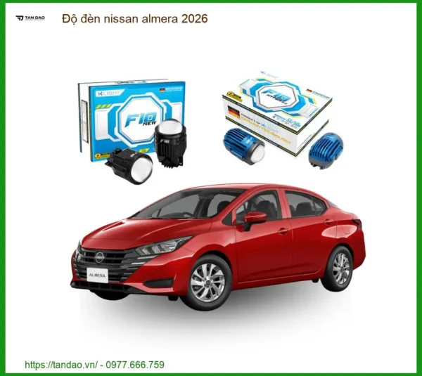 Độ Đèn Nissan Almera 2026 - Nâng Cấp Ánh Sáng Uy Tín Tại Thành Phát Auto