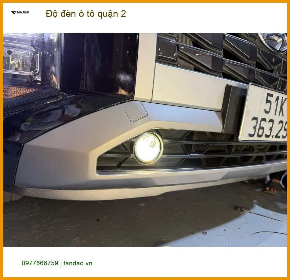 Địa Chỉ Thi Công Độ Đèn Ô Tô đèn ô tô quận 2 - Lắp Đặt Uy Tín TPHCM ảnh thực tế 2