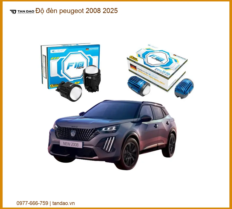 Độ Đèn Bi Gầm LED Peugeot 2008 2025 - Địa Chỉ Nâng Cấp Chính Hãng TPHCM