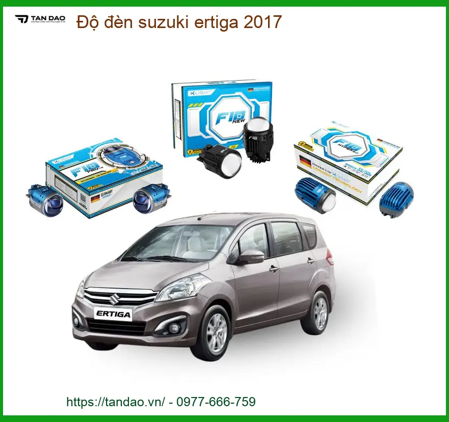 Độ đèn Suzuki Ertiga 2017 - Địa Chỉ Nâng Cấp Chính Hãng Giá Tốt TPHCM