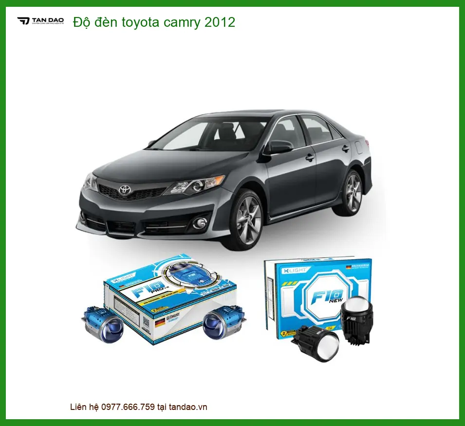 Dịch Vụ Độ Đèn Bi LED Toyota Camry 2012 - Trung Tâm Gắn Chính Hãng TPHCM