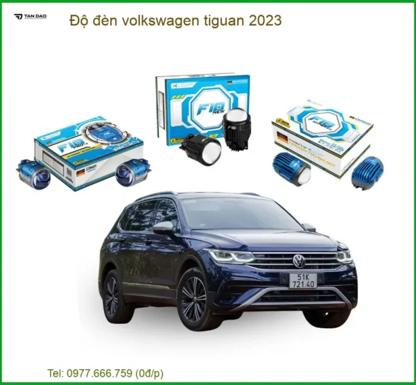 Độ Đèn Volkswagen Tiguan 2023 - Nâng Cấp Ánh Sáng Chính Hãng, An Toàn Tại Thành Phát Auto