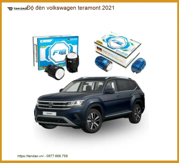 Độ Đèn Bi LED Volkswagen Teramont 2021 - Trung Tâm Gắn Chính Hãng TPHCM